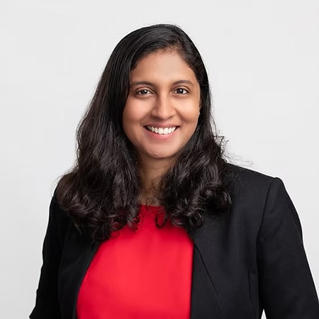 Portrait of Dr Preeya Elangovan