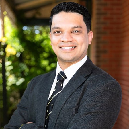 Portrait of Dr Mat Jacob
