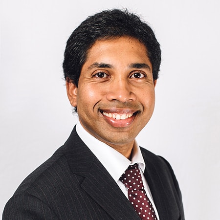 Portrait of Dr James Rajamani