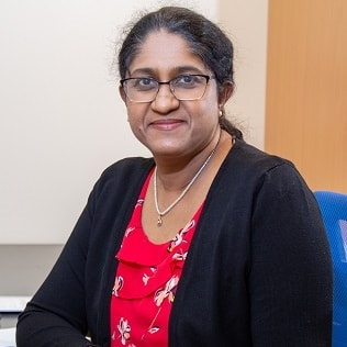 Portrait of Dr Bindukumari Kunjuraman