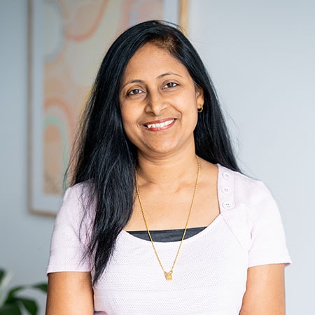 Portrait of Dr Malathy Arun